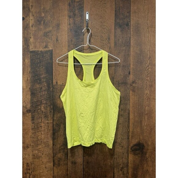 Lululemon Tops - Lululemon Swiftly Tech Racerback Short Yellow Size 12 EUC